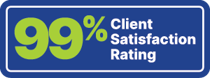 99% Client Satisfaction Rating 99% Client Satisfaction Rating